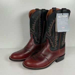 Lucchese 2000 Cowboy Boots | USA Made | Extra Wide | Men’s 8.5 EE